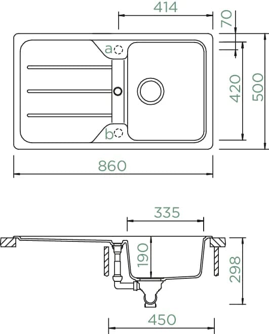 SCHOCK Küchenspüle Formhaus D-100 Croma 4