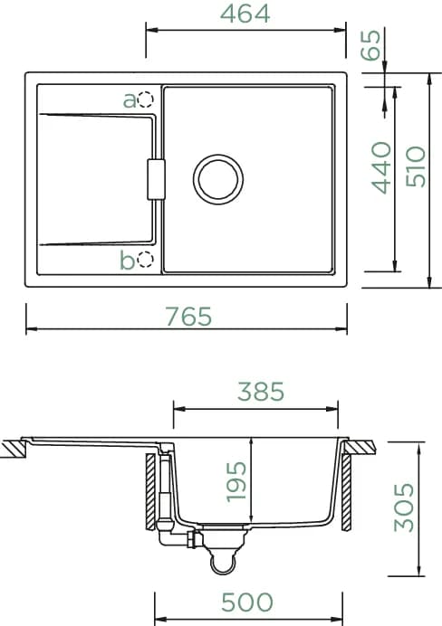 SCHOCK Küchenspüle Mono D-100 Polaris 4