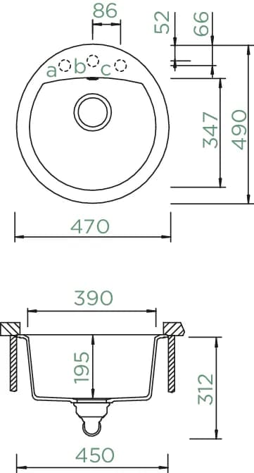 SCHOCK Küchenspüle Manhattan R-100 Nero 4