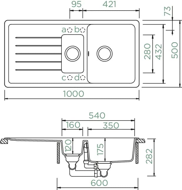 SCHOCK Küchenspüle Toledo D-150 Magma 4