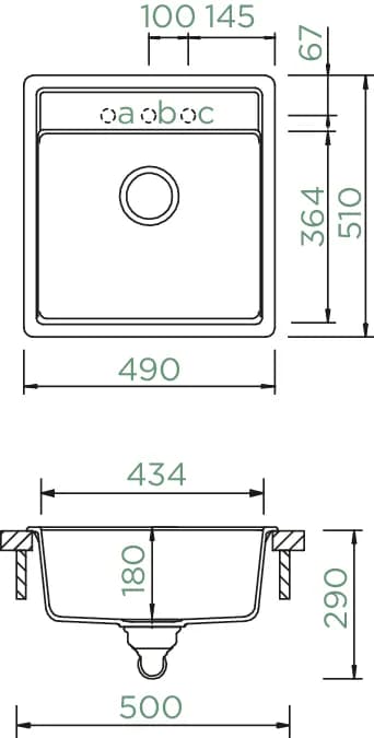 SCHOCK Küchenspüle Nemo N-100S Croma 4