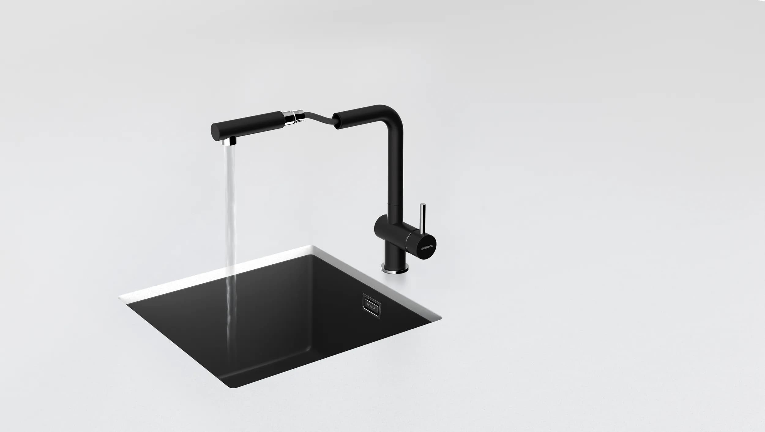 SCHOCK Küchenarmatur Epos Asphalt 3