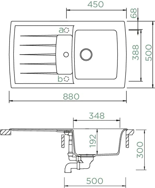 SCHOCK Küchenspüle Lotus D-100 Magma 4