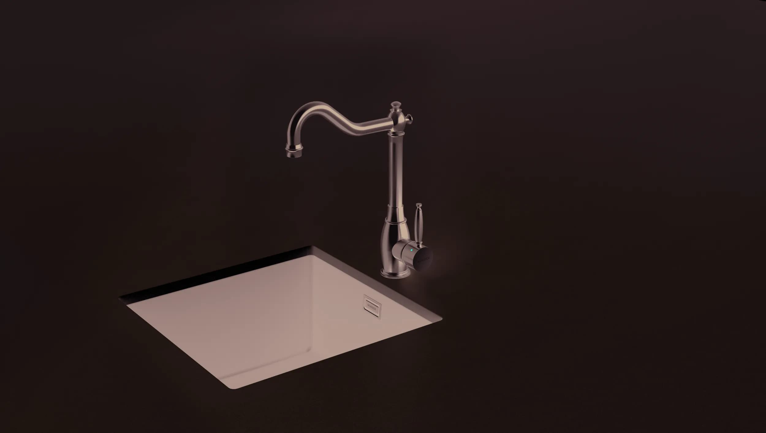 SCHOCK Küchenarmatur Resi White Gold 3