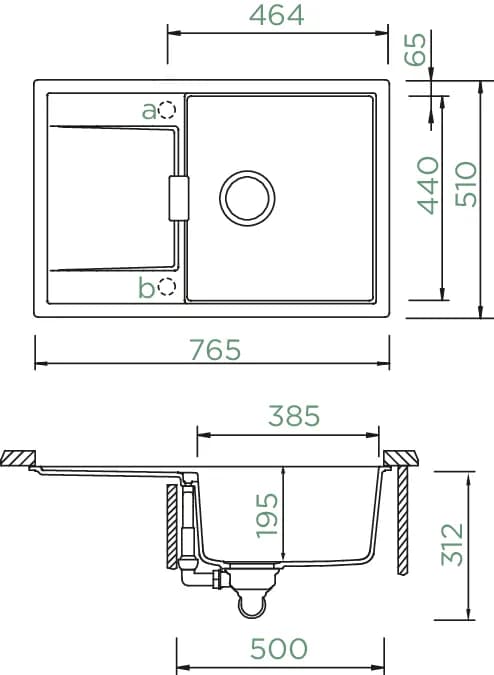 SCHOCK Küchenspüle Mono D-100 Magma 4