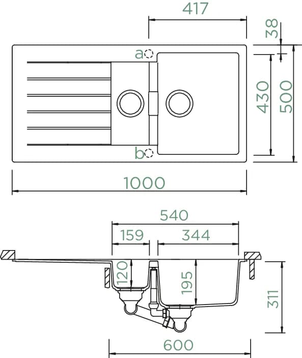 SCHOCK Küchenspüle Signus D-150 Magma 4