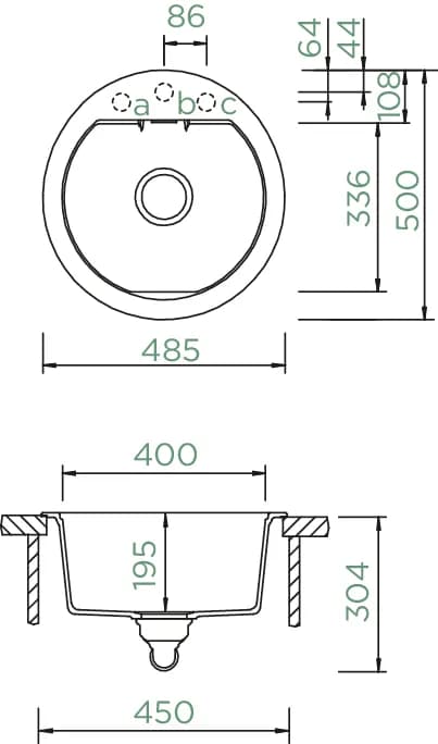 SCHOCK Küchenspüle Mono R-100 Magma 4