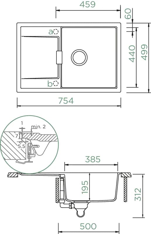 SCHOCK Küchenspüle Mono D-100 Puro 4