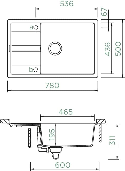 SCHOCK Küchenspüle Manhattan D-100LS Croma 4