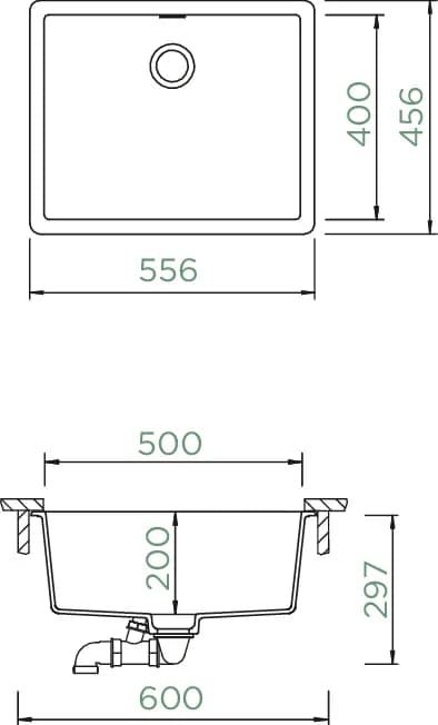 SCHOCK Küchenspüle Greenwich N-100L Magnolia 4