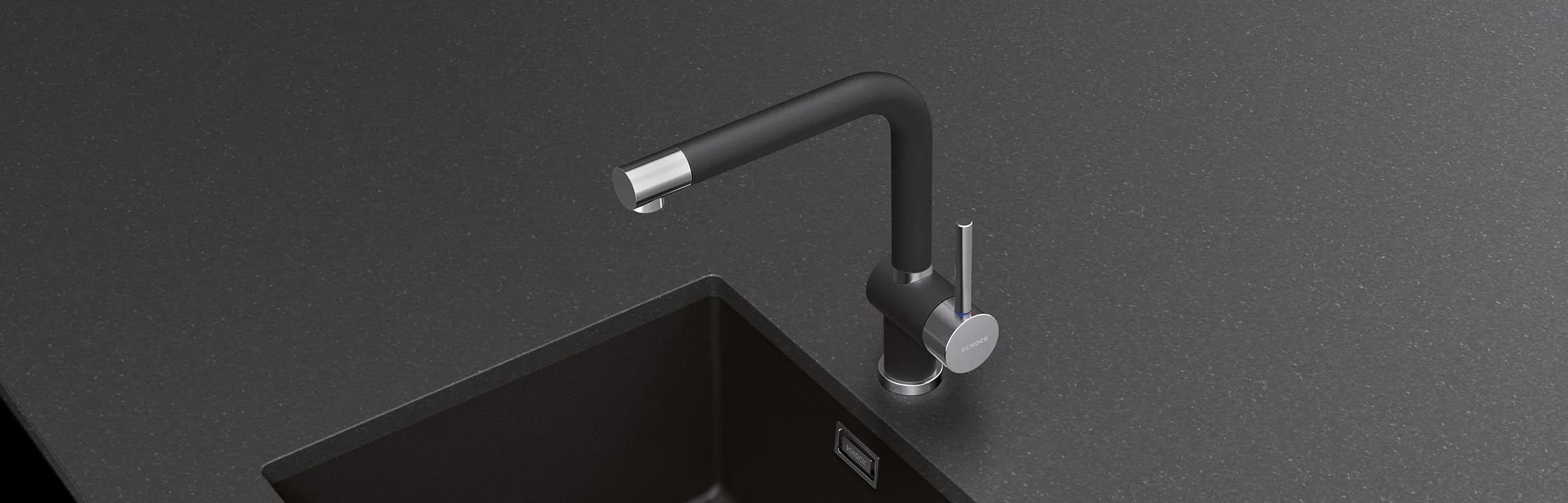 SCHOCK Küchenarmatur Piega Bronze