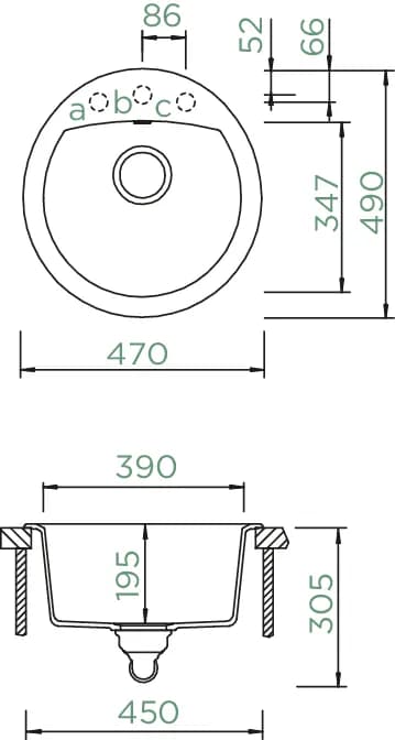 SCHOCK Küchenspüle Manhattan R-100 Nero 4