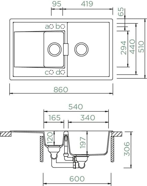 SCHOCK Küchenspüle Mono D-150 Magma 4