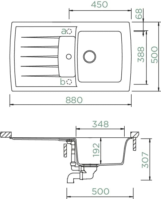 SCHOCK Küchenspüle Lotus D-100 Magma 4