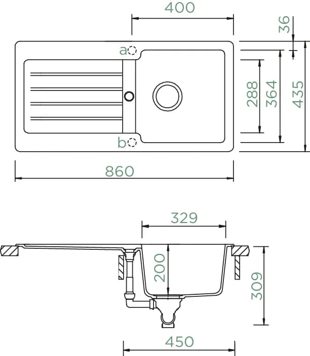 SCHOCK Küchenspüle Typos D-100S Croma 4