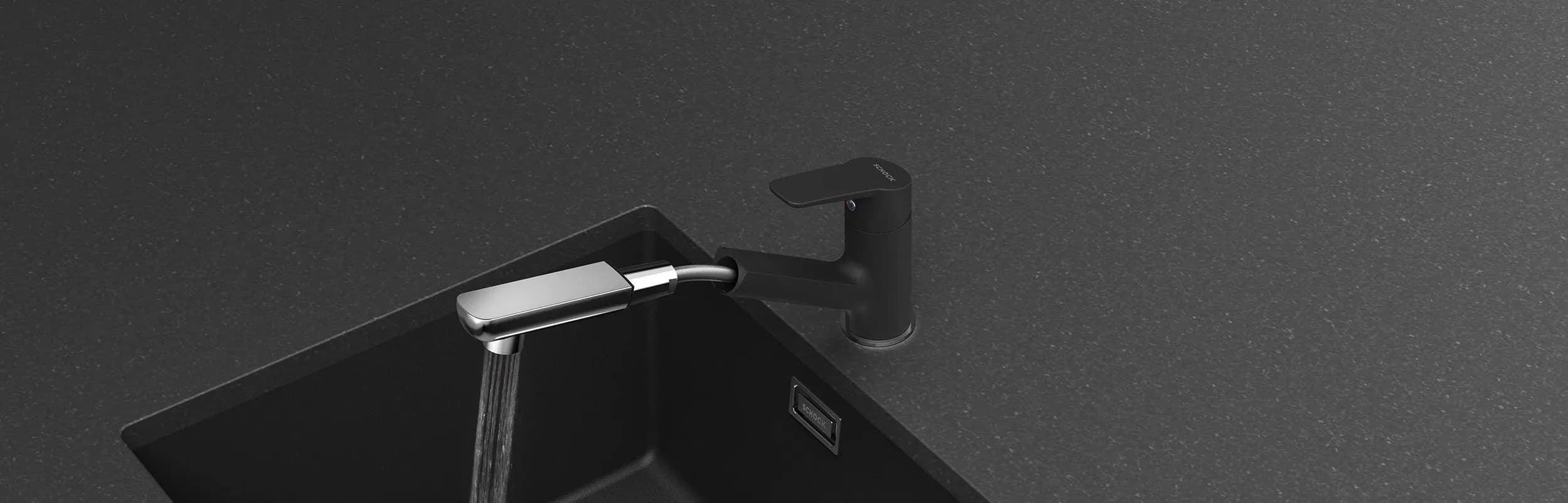 SCHOCK Küchenarmatur Daja Onyx
